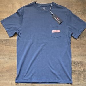 Men's Vinyard Vines T-shirt Moonshine Blue Small NWT